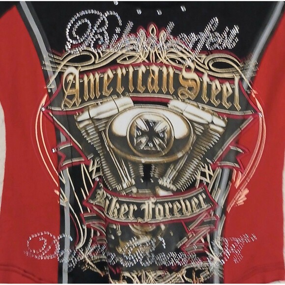 VANCE BIKEWEAR Top T-Shirt Small Motorcycle Daytona Beach Biketober Fest - Picture 3 of 6